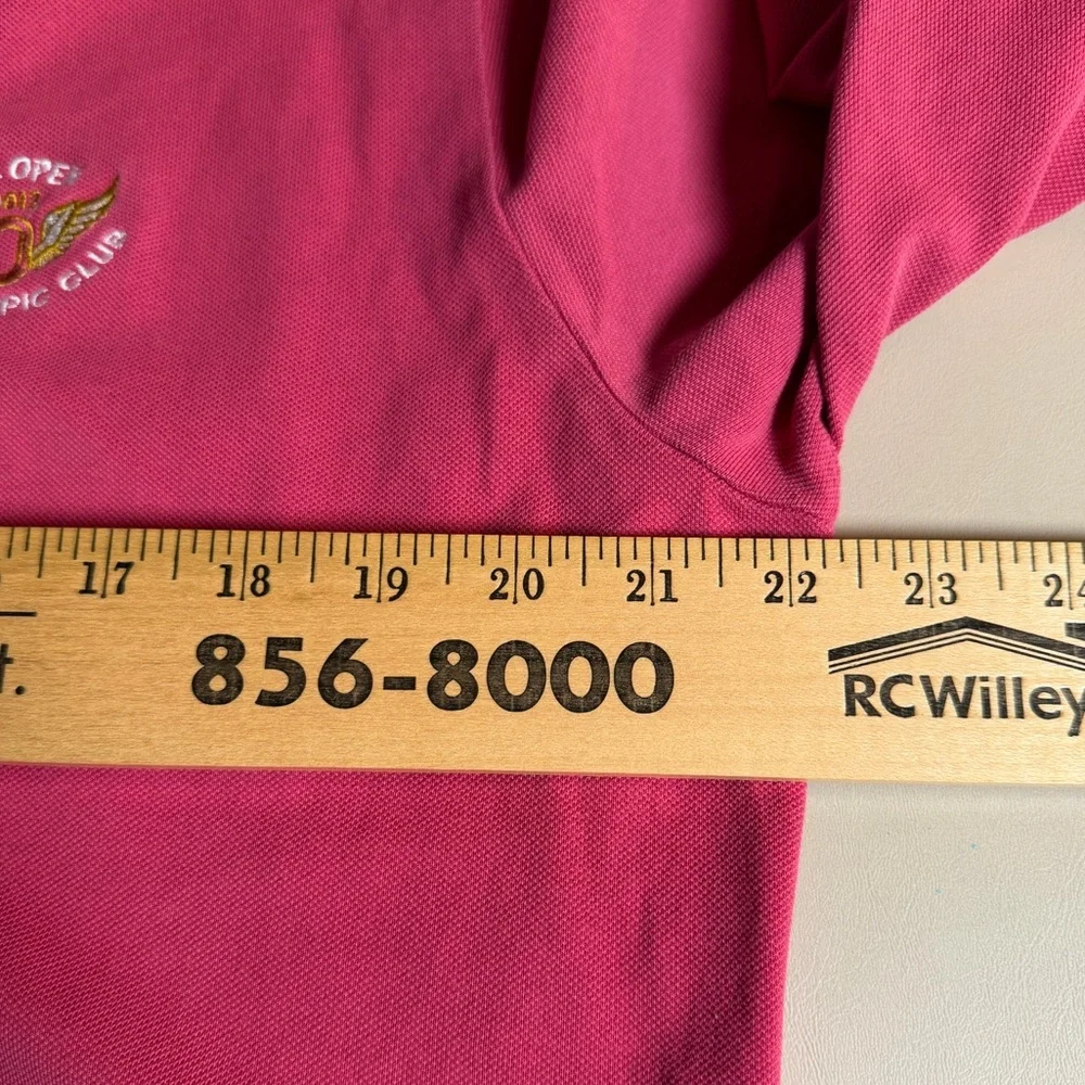 Ralph Lauren Polo Golf Fuchsia Men's L US Open 2012 Polo